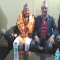 प्रदेश न.७ का माननीय भौतिक पूर्वाधार तथा विकास मन्त्रि श्री पठन सिंह बोहरा ज्यु नगर प्रमुख संग  