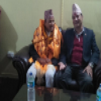 प्रदेश न.७ का माननीय भौतिक पूर्वाधार तथा विकास मन्त्रि श्री पठन सिंह बोहरा ज्यु नगर प्रमुख संग  