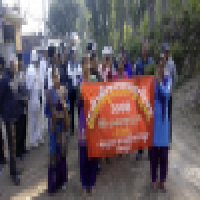 ६८ औ प्रजातन्त्र दिवसमा निकालिएको र्याली 